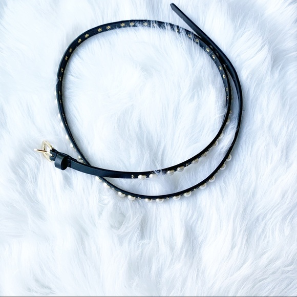 a new day Accessories - Gold & Pearl Studded Belt